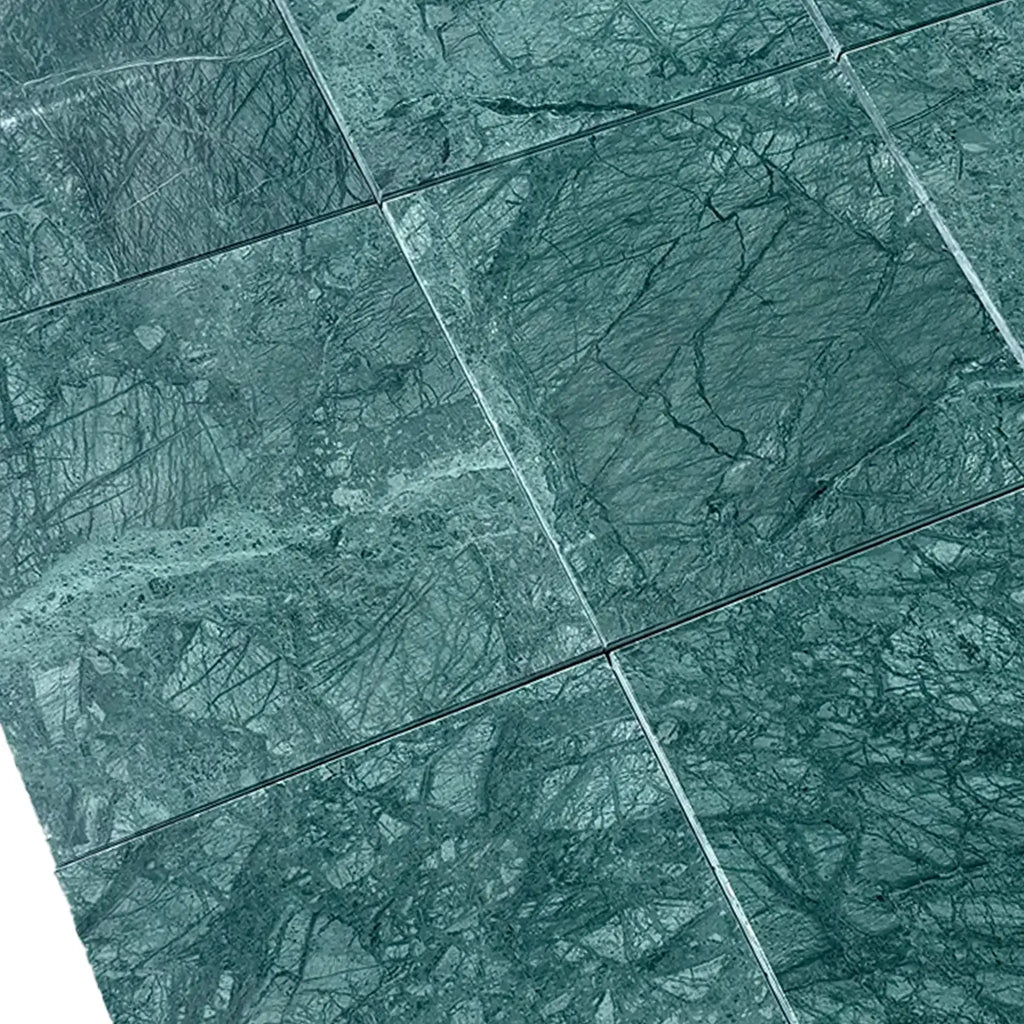 Empress Green Marble 12X12 Polished Tiles– SurfacesGalore