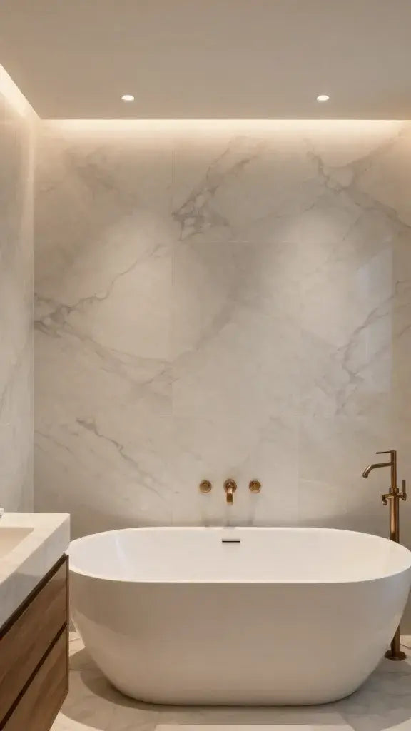 Honed Finish Walls for Low Glare