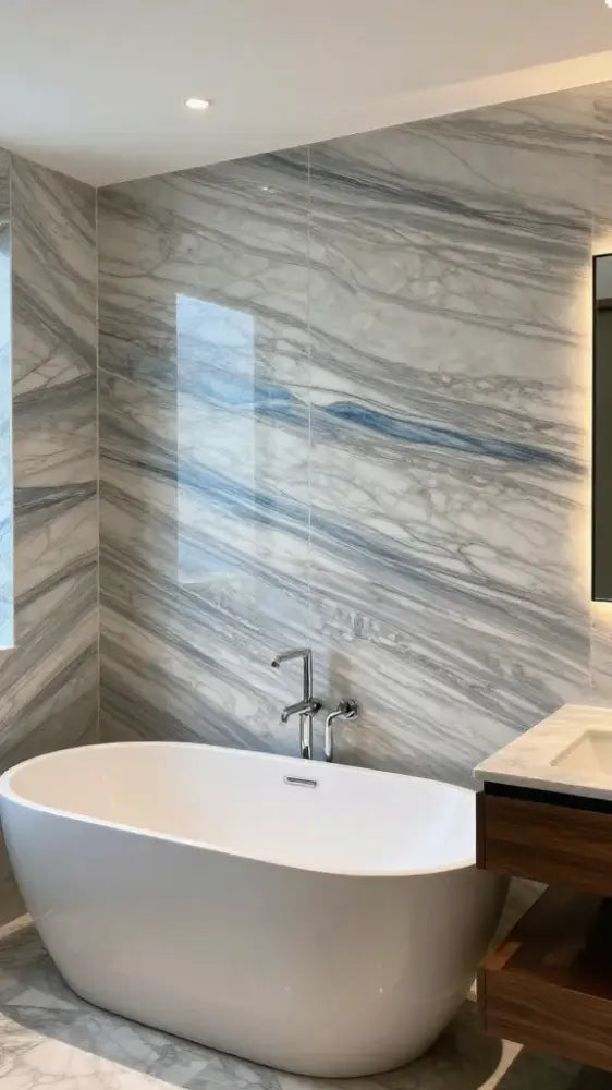Polished Silver Vein Cut Planks