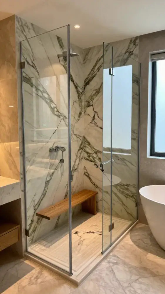 Curated Walk-in Shower Walls