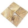 Golden Horizon Marble 12X12 polished square tiles with light brown veined marble surface