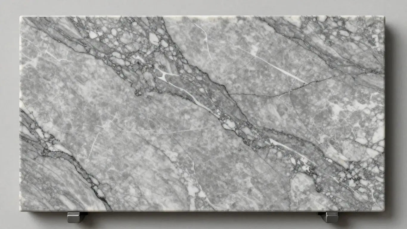 Arabescato marble interior sketch with elegant veining.