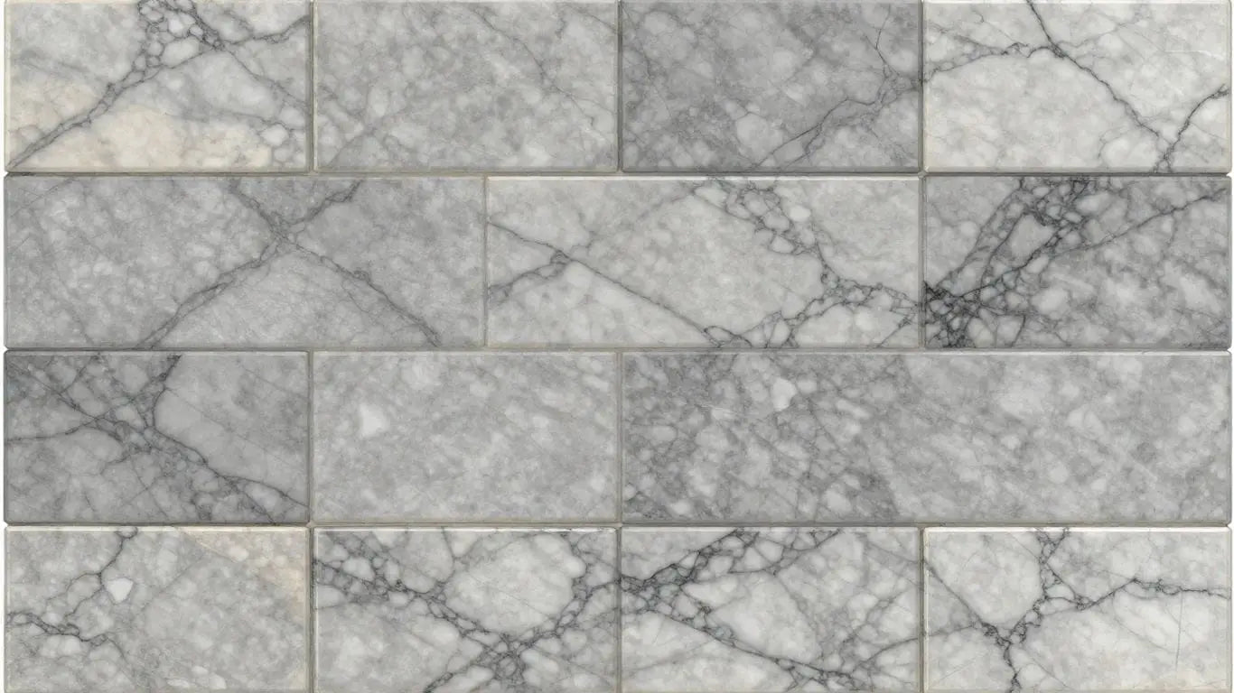 Bardiglio marble tiles sketch