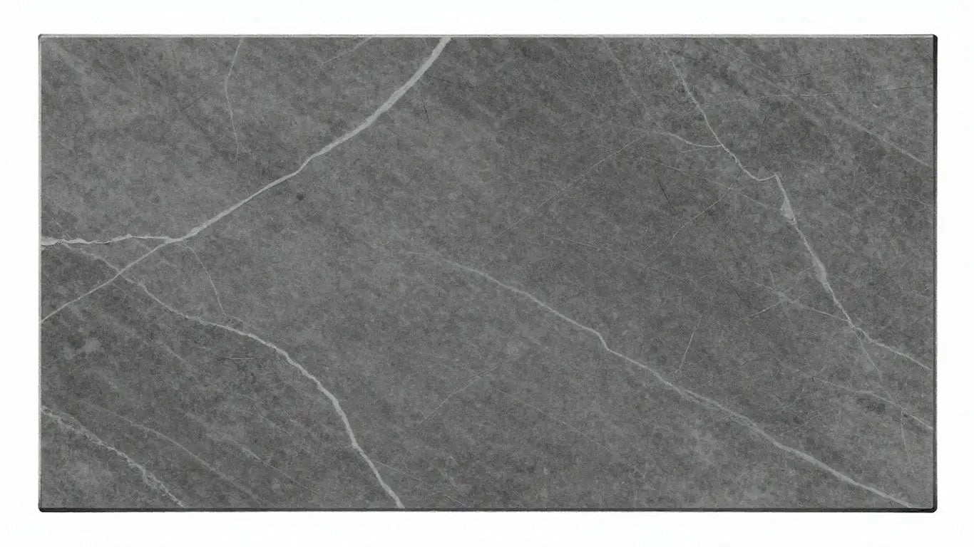 Bardiglio marble tile sketch with gray veining