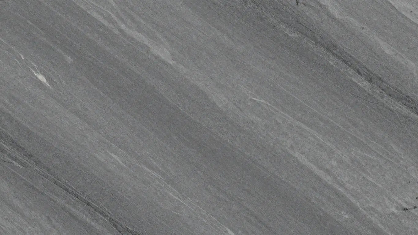 Bardiglio marble slabs with gray tones and veining.