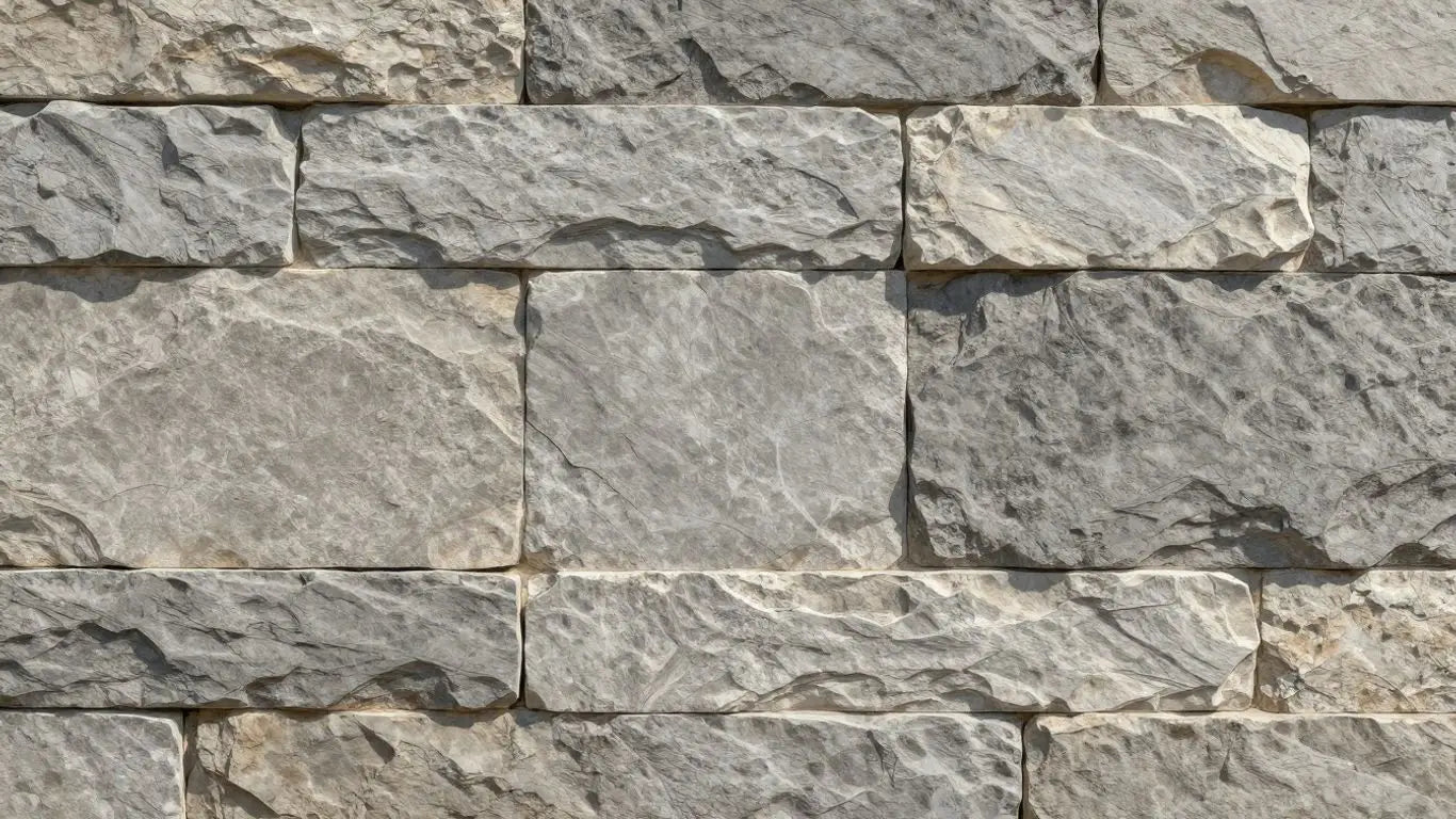 Gray limestone home exterior sketch