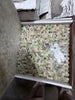 Green Onyx 3/8x3/8 staggered tight-joint mosaic polished tile panel