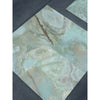 Green Onyx Tile from Green Onyx Marble 12X12 Polished showing polished natural stone pattern