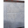 Greyhaven 18x18 honed limestone tile with gray textured matte finish