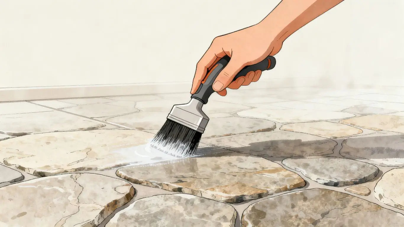 Careful stone maintenance