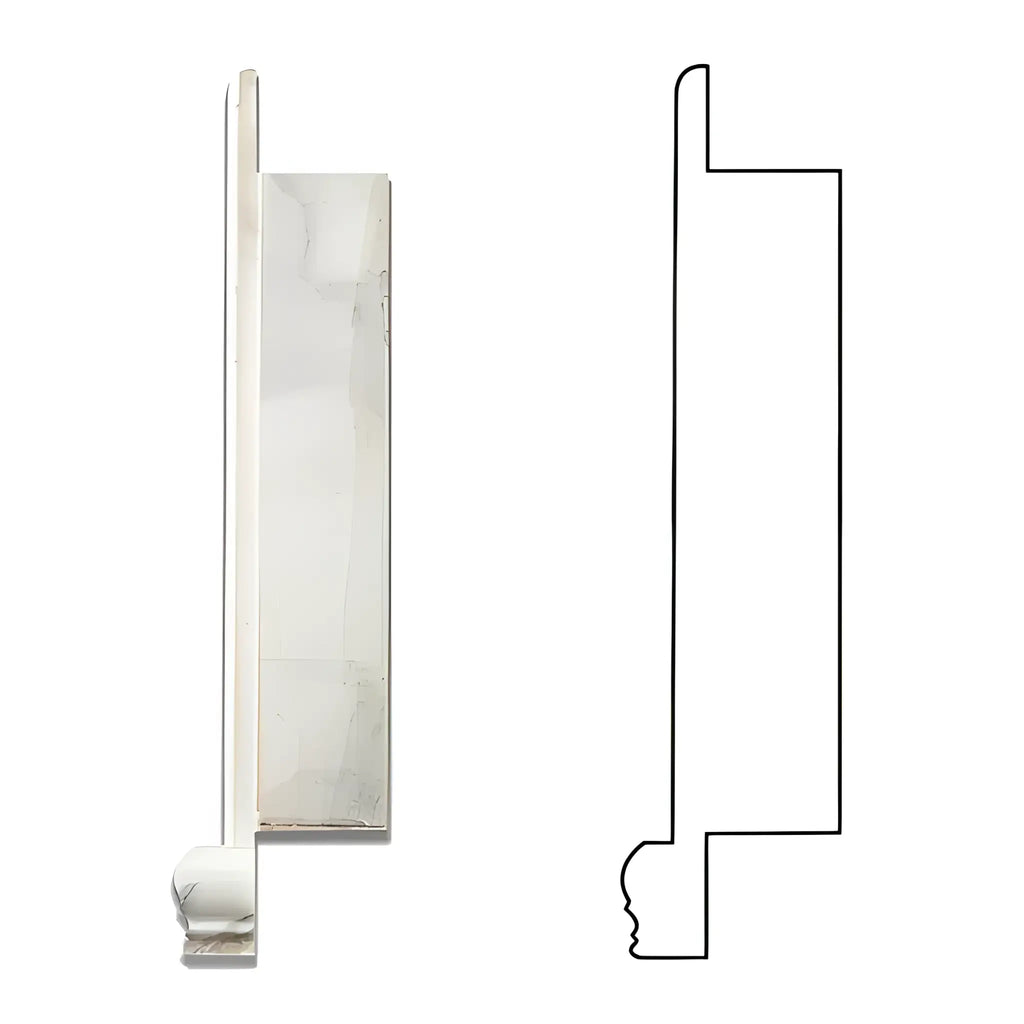 Marble fireplace mantel schematic for Hand Made Marble Shampoo Niche design