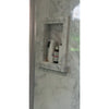Hand Made Marble Shampoo Niche featuring a marble shower niche with toiletries displayed