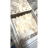 Honey Onyx Giallo Crystal 1x2 brick mosaic split-faced beige cream stone tiles