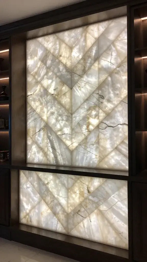 Geometric Onyx Wall Panels