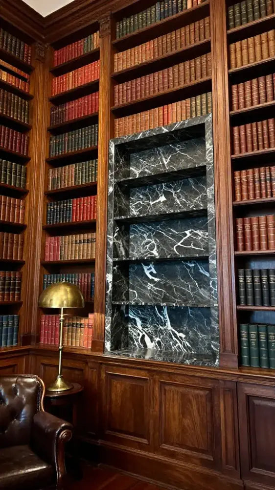 Accent Shelving for High-End Libraries