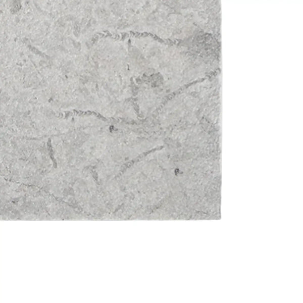 Imperio Grey 16x16 limestone antiqued tile with textured gray stone surface and subtle veining