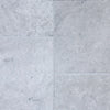 Imperio Grey 16x24 limestone antiqued tiles with subtle texture and faint veining