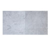 Imperio Grey 16x24 limestone antiqued tile with gray stone, subtle veining, matte finish