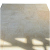 Beige stone floor tiles in Ivory Light Travertine 12X12 Cross-Cut Tumbled design