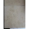 Beige travertine tiles in Ivory Light Travertine 12X12 Cross-Cut Tumbled finish