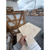 Ivory Light Travertine 12X12 Cross-Cut Tumbled Square Tiles for elegant flooring