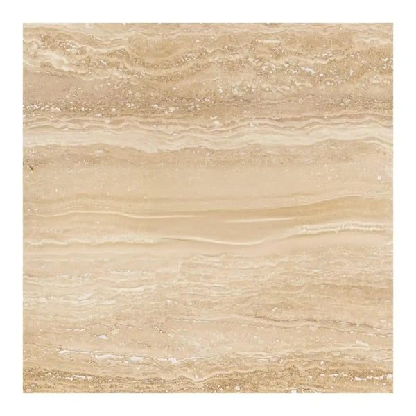 Beige Travertine tile featured in Ivory Light Travertine 12X12 Vein-Cut Filled and Honed