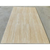 Beige ivory travertine 12x24 vein-cut stone tiles with natural veining and a smooth polished finish