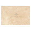 Beige travertine tile from Ivory Light Travertine 16X24 Cross-Cut Unfilled Brushed Chiseled