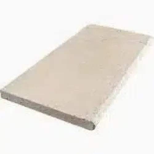 Rectangular concrete paver Ivory Travertine 16X24 Pool Coping Tumbled for outdoor use