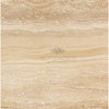Beige Travertine slab from Ivory Light Travertine 18X18 Vein-Cut Filled and Polished