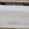 Beige Travertine slab from Ivory Light Travertine 18X36 Vein-Cut collection