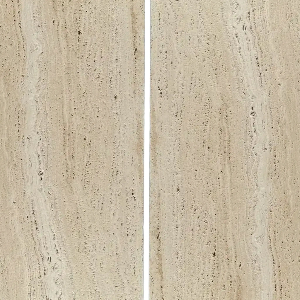 Beige Travertine stone slabs for Ivory Light Travertine 18X36 Vein-Cut flooring