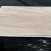 Rectangular Ivory Light Travertine 18X36 Vein-Cut tile showcasing elegant texture