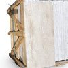 Ivory Light Travertine 18X36 Vein-Cut tile pallet showcasing elegant stone design