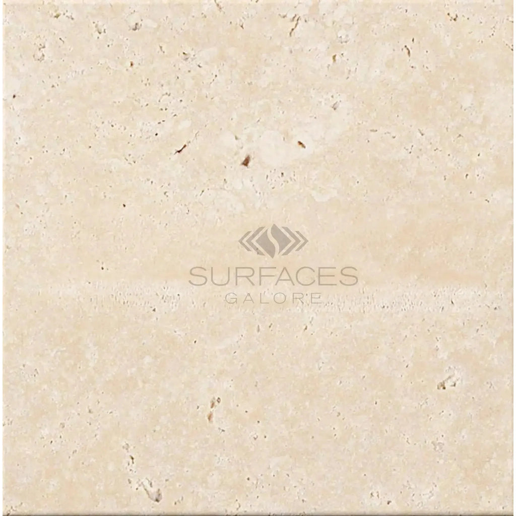 Beige travertine tile from Ivory Light Travertine 24X24 Cross-Cut Tumbled product