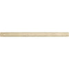 Beige Travertine Pencil Tile in Ivory Light Travertine 3/4X12 Bullnose Liner Honed