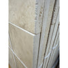 Stacked Ivory Light Travertine tiles in a 4 pcs Versailles French Pattern Set