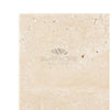 Beige Travertine tile showcased in Ivory Light Travertine 4X4 Cross-Cut Tumbled