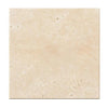 Square Ivory Light Travertine 4X4 Cross-Cut Tumbled Tile for elegant flooring décor