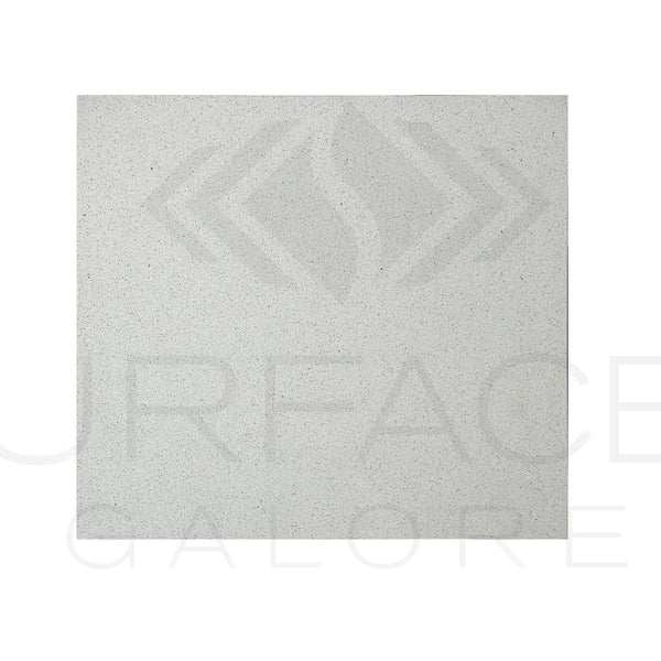 Square speckled white Lampland Quartz polished tile 24X24 for elegant interiors