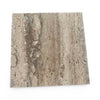 Legno D’Argento Striato Roman Silver Travertine 12x12 vein-cut tile