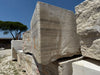 Legno D’Argento Striato Roman silver travertine 12x24 vein-cut tile block