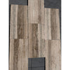 Legno D’Argento Striato Roman Silver Travertine 12x24 vein-cut tile in beige gray stone