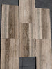 Legno D’Argento Striato Roman Silver Travertine 12x24 vein-cut tile in beige gray stone