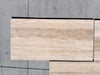 Legno D’Argento Striato Roman Silver Travertine 12X24 Vein-Cut Tile, Beige Matte Finish