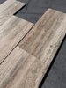 Legno D’argento Striato Roman Silver Travertine 18x36 vein-cut beige gray stone tiles
