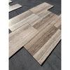 Legno D’Argento Striato Roman Silver Travertine 18x36 vein-cut tile