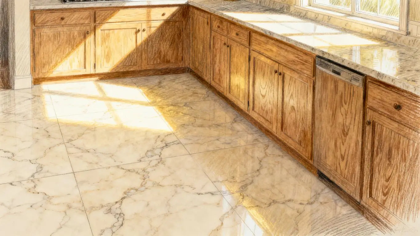 The warmth of natural beige stone