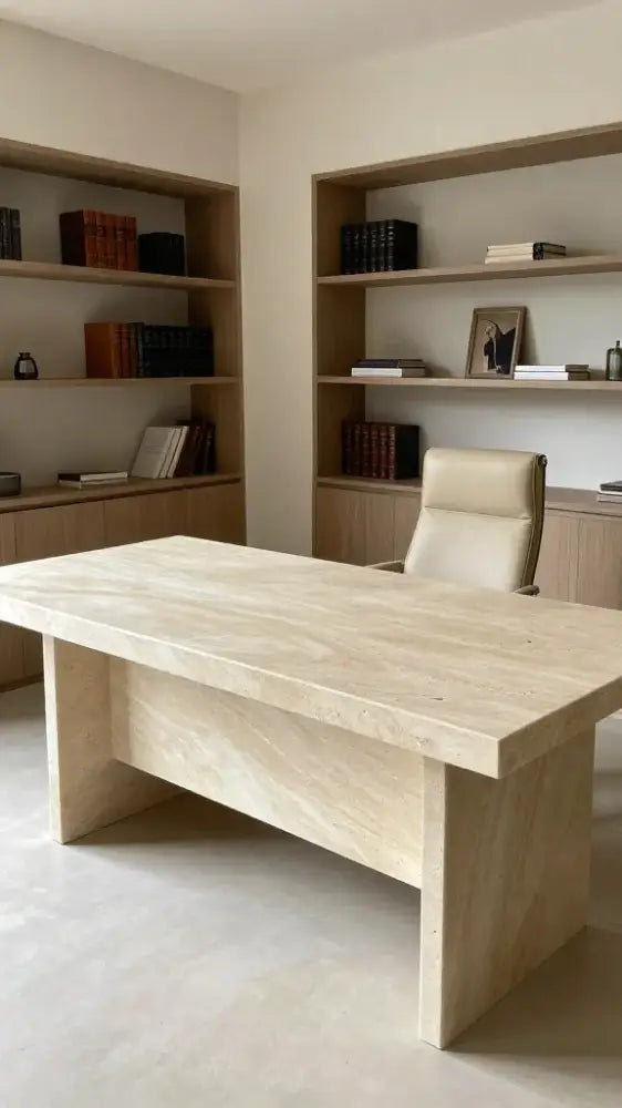 Refined Home Office Desktop Slabs