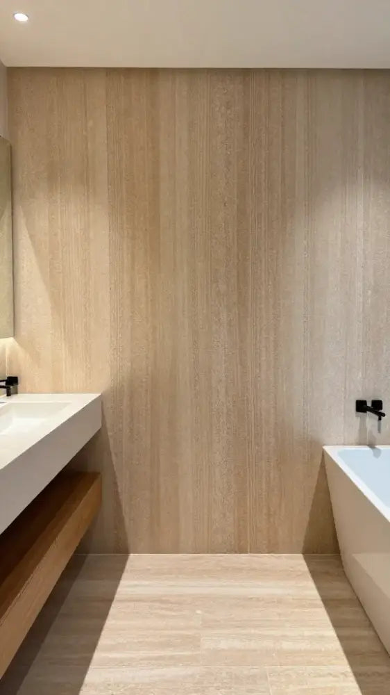 Linear Grooved Feature Walls